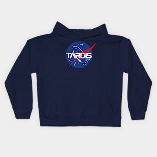 TARDIS NASA DISTRESSED VINTAGE LOGO Kids Hoodie